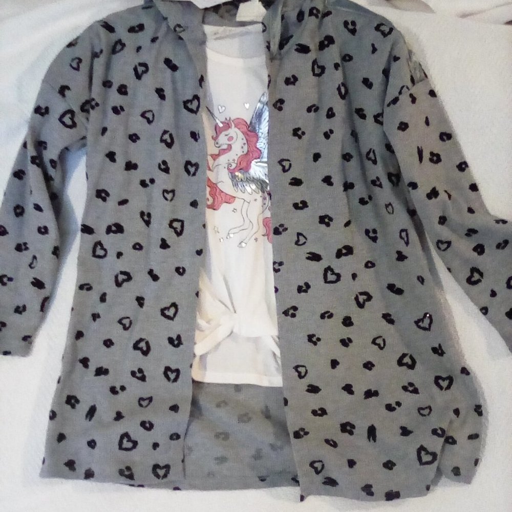 Girls top with over shirt